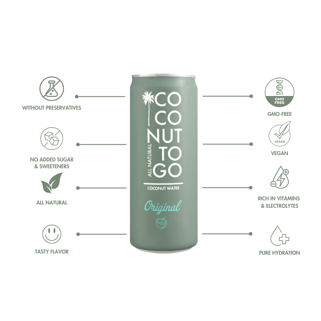 
                  
                    PURE COCONUT WATER
                  
                
