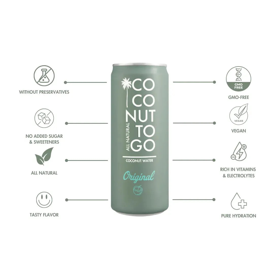 PURE COCONUT WATER (Copy), Coconut to go!