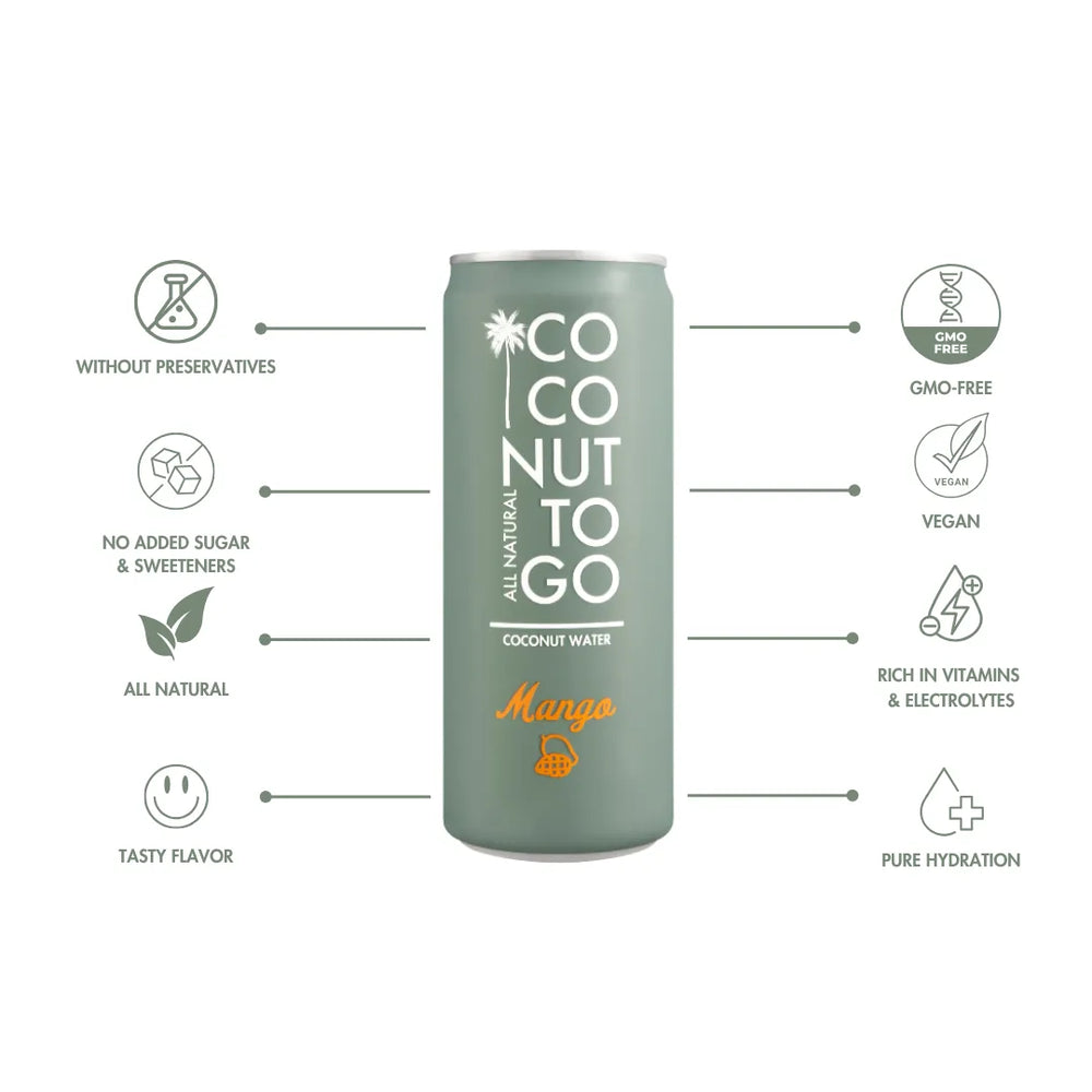 
                  
                    COCONUT WATER + MANGO
                  
                